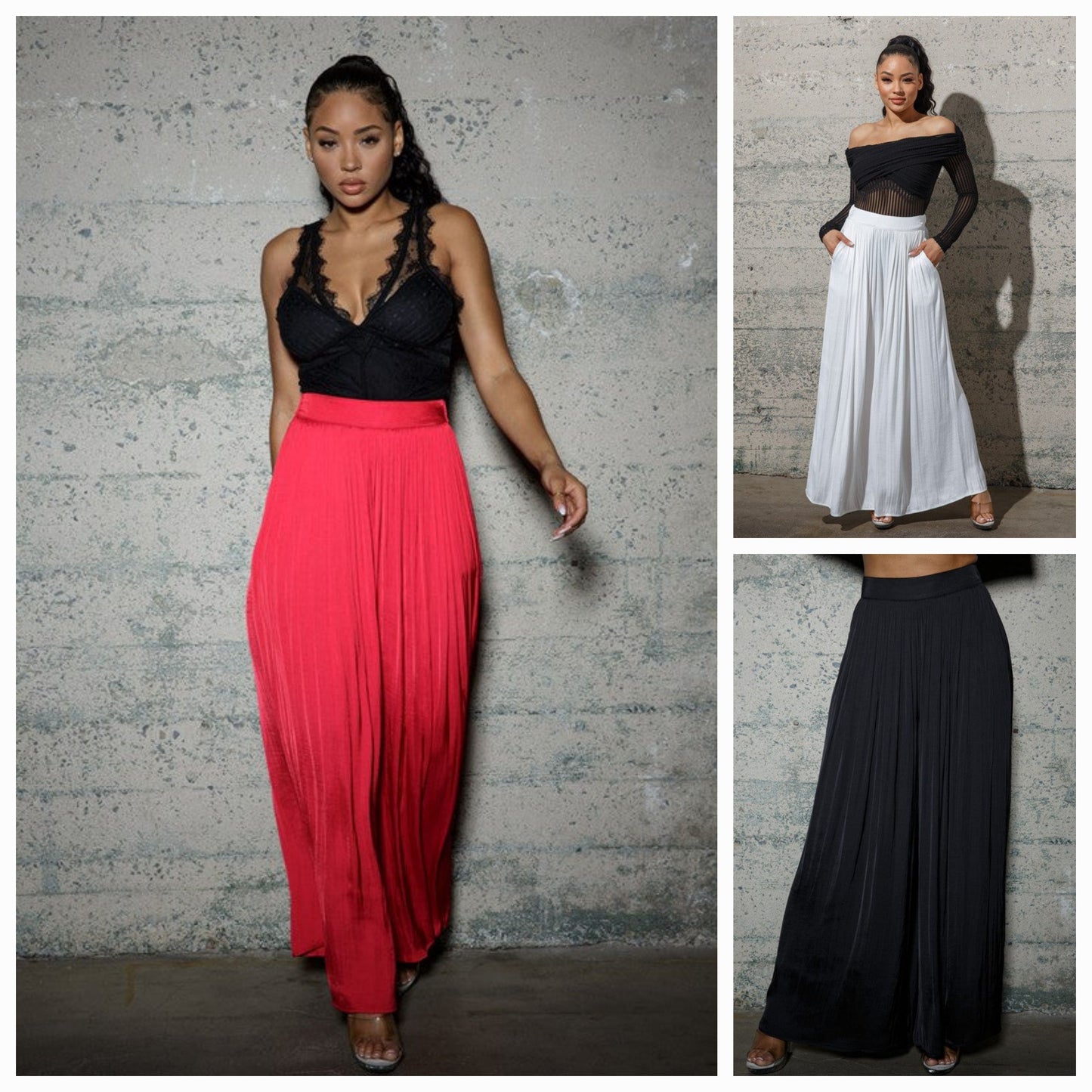 Full Pleated Dress Pants