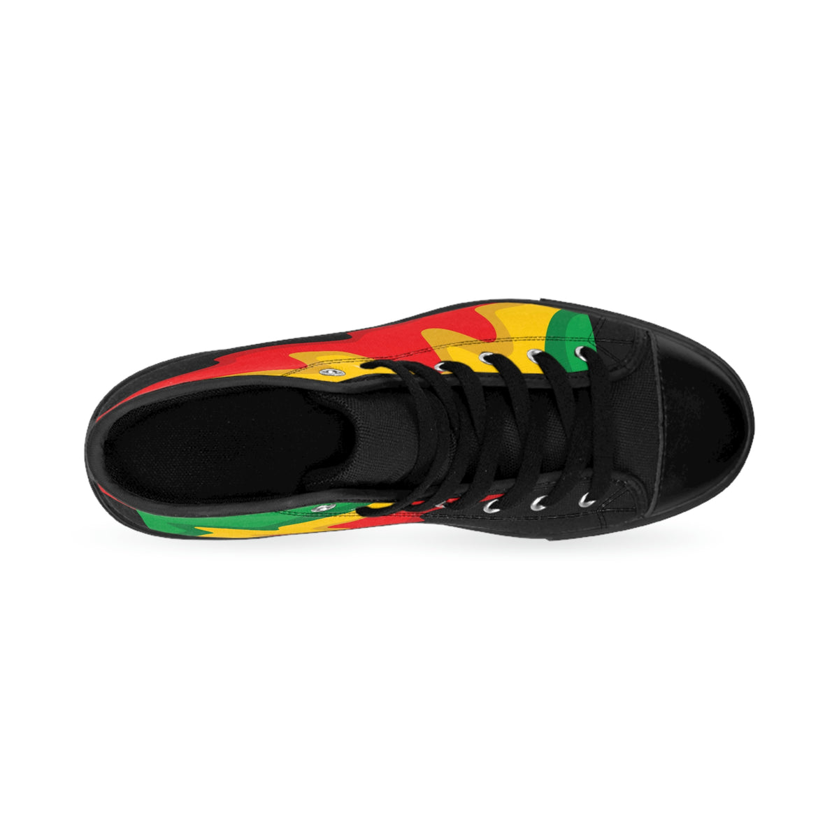Customized Rasta Print Men's Classic Sneakers