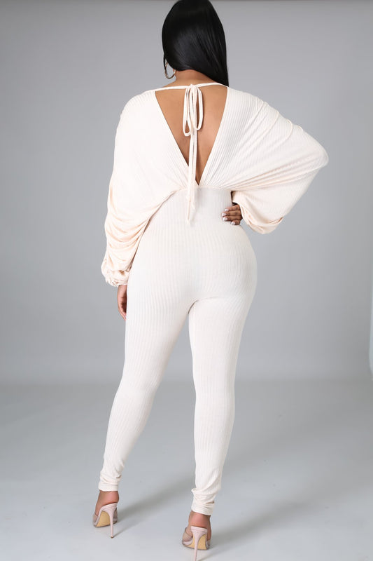 Sexy Ribbed Stretch Jumpsuit