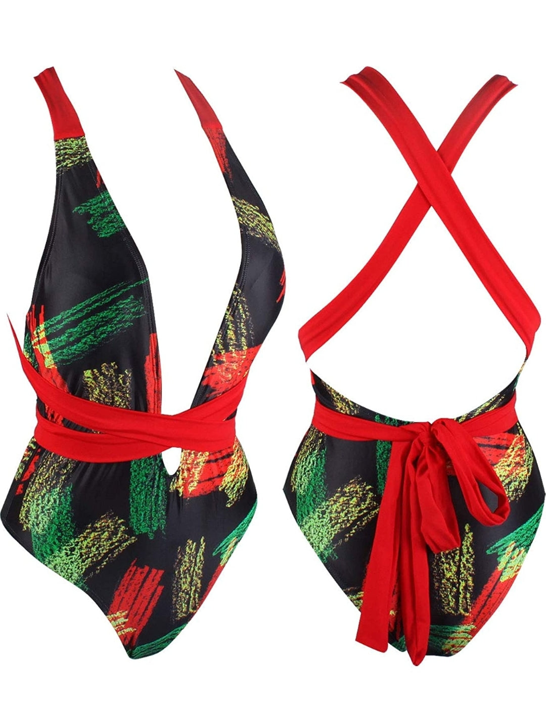 jamaican rasta reggae monokini swimwear #3