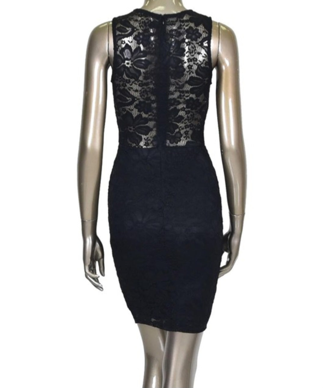 Black Lace Mini Dress