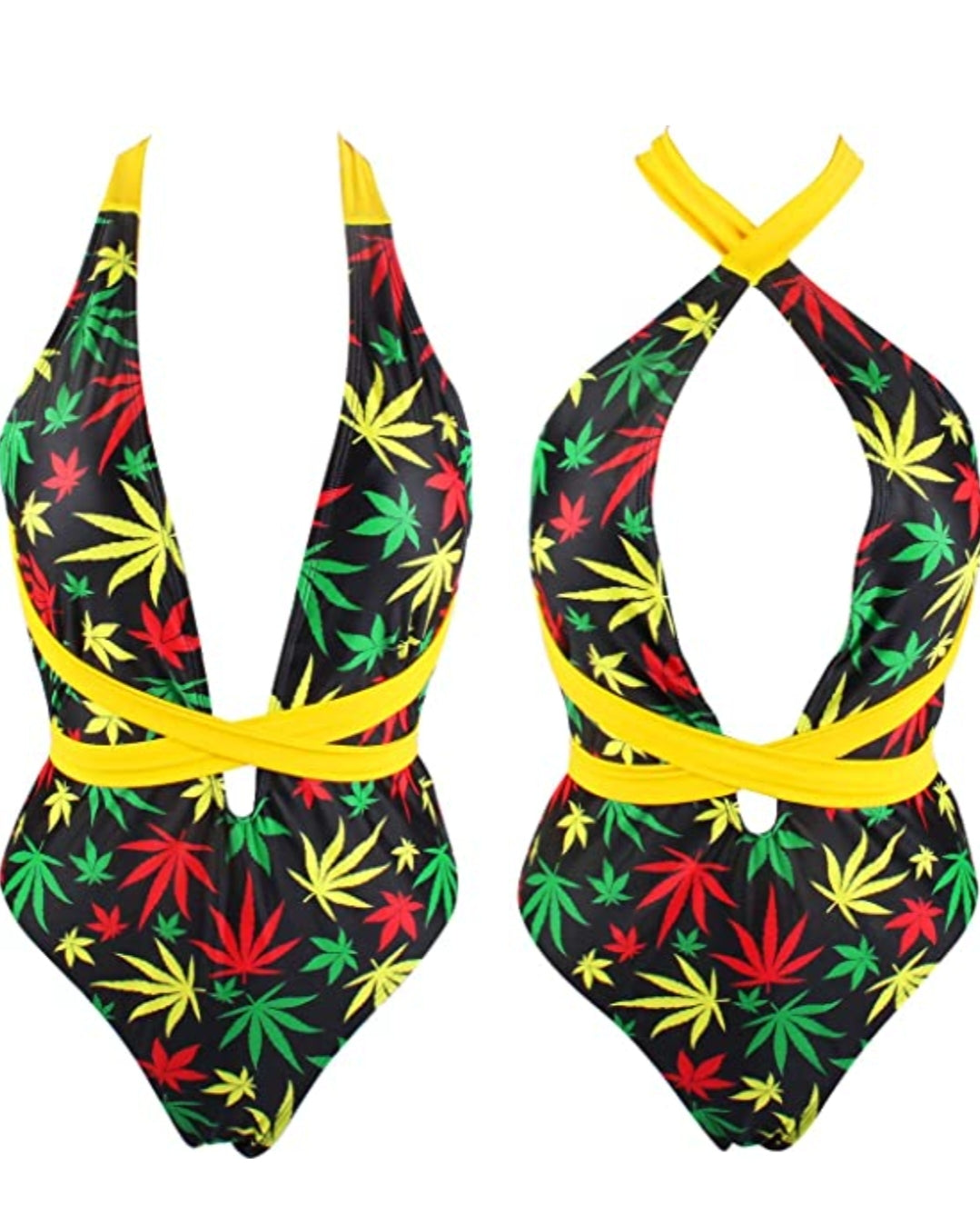 Maiô Monokini Reggae Rasta Jamaicano #4
