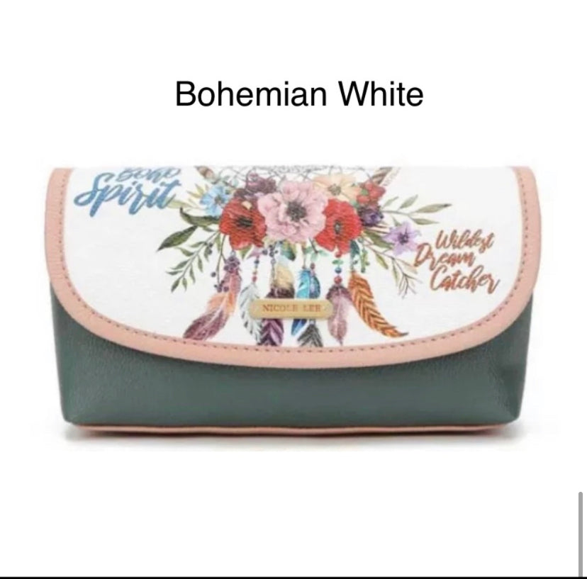 nicole lee usa cosmetic brush pouch