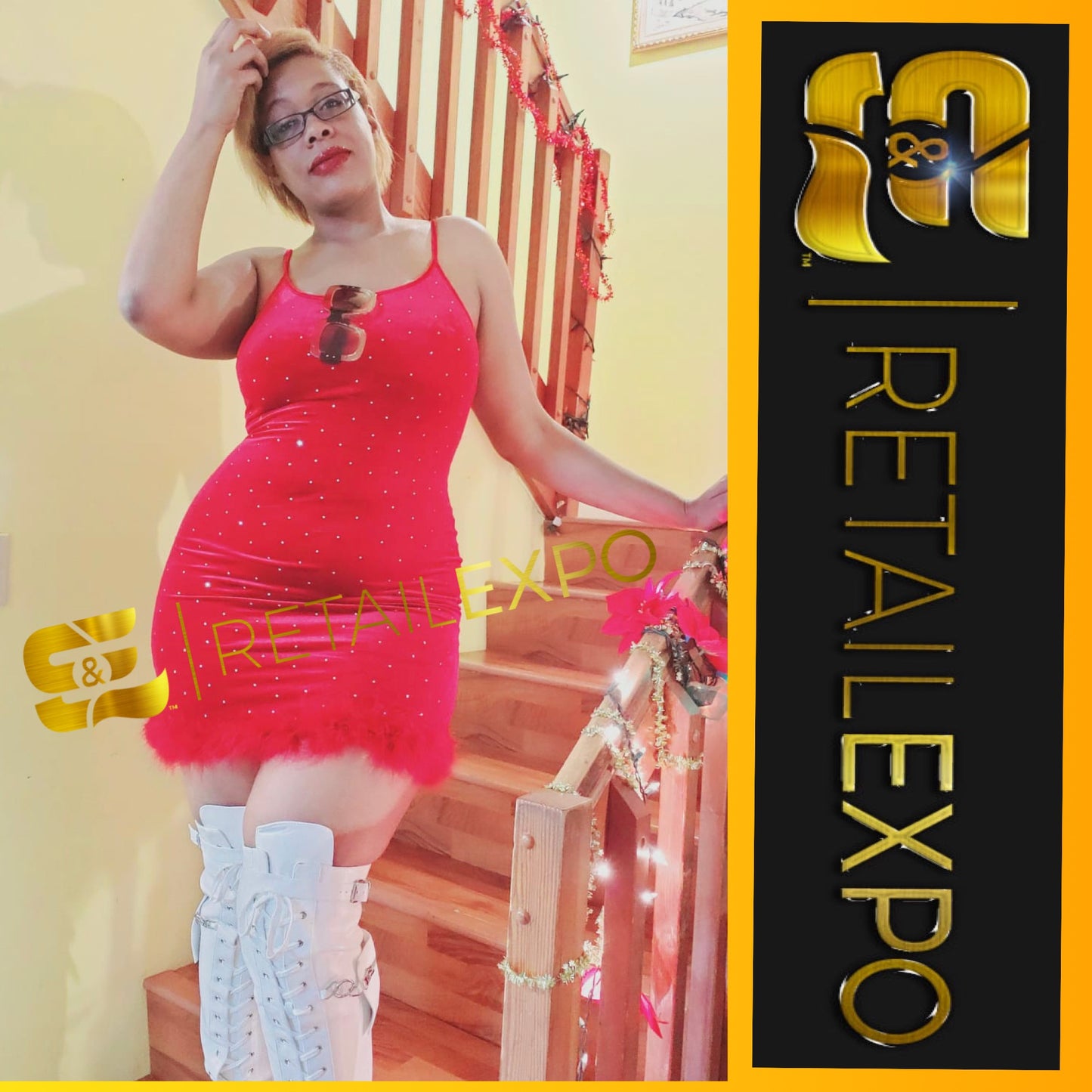 red velvet rhinestone dress