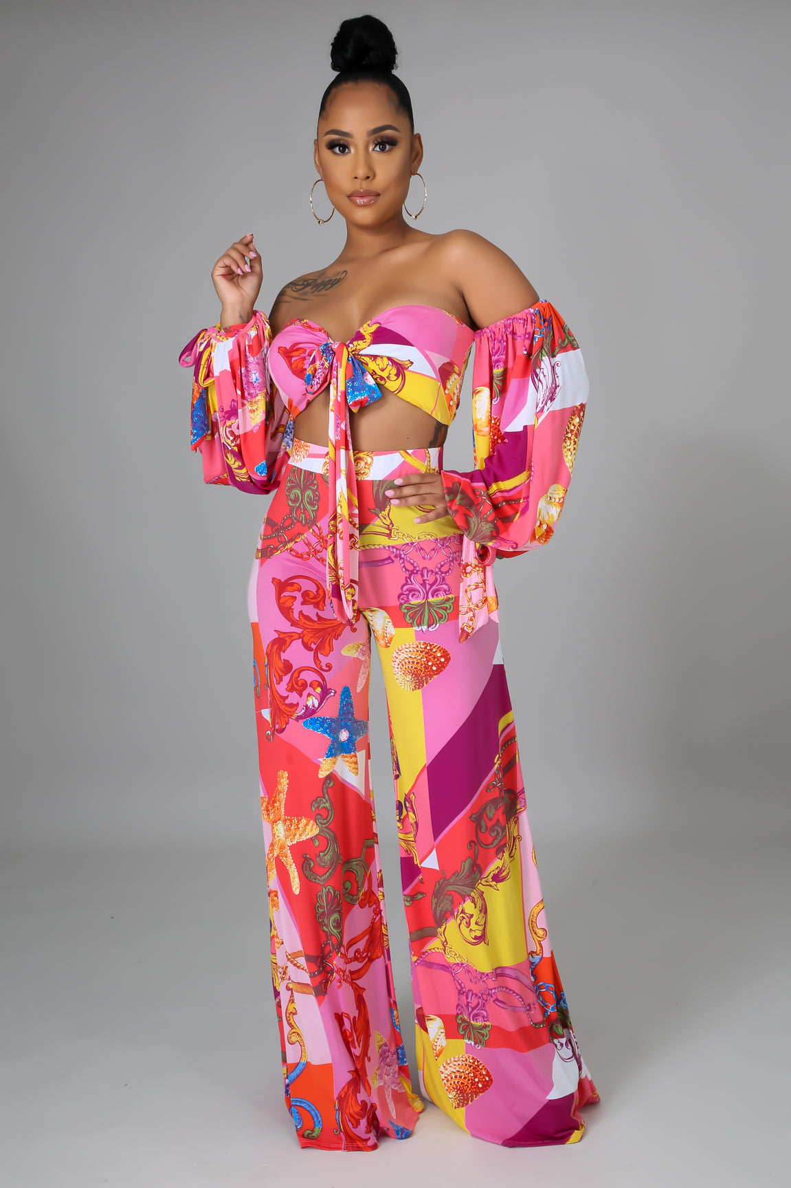 “my destiny” vacation pants set