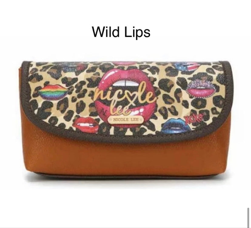 nicole lee usa cosmetic brush pouch