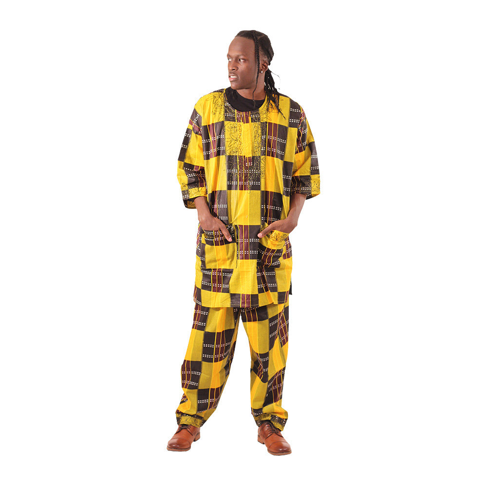 men’s kente pants set