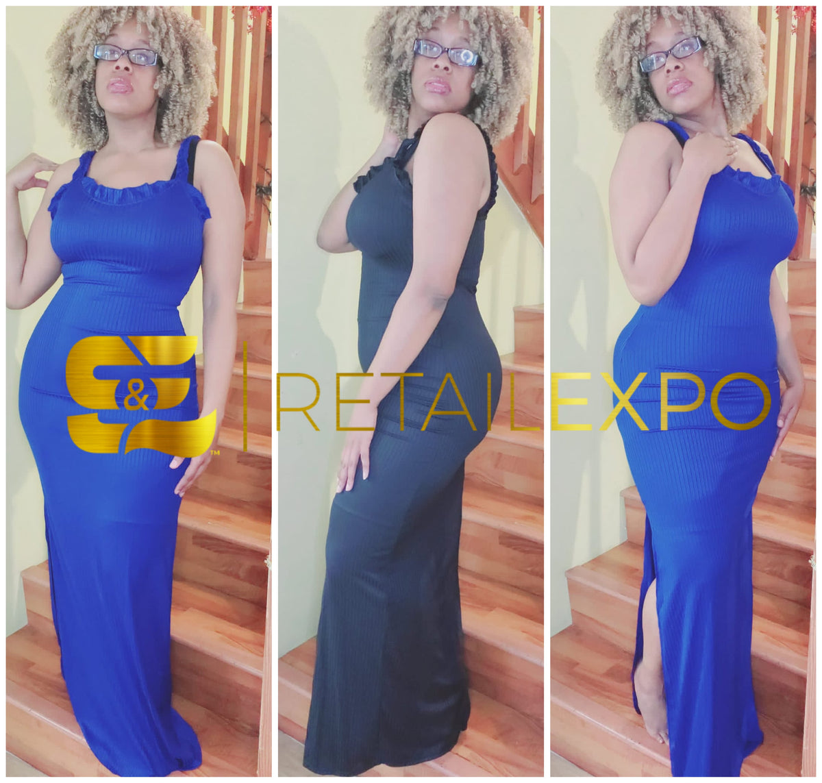 side slit maxi dress