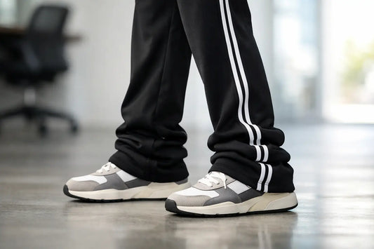 Stacked Flared Track Set Style That Hits