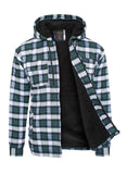 Men's Flannel Sherpa Lining Jacket- 8 Colors