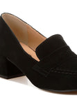 Astra Block Heel Suede Loafers- 2 Colors