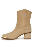 Emberly Suede Square Toe Ankle Boots- 2 Colors