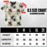 Allover Print Short Sleeve T-Shirt- 16 Colors