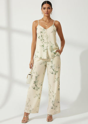 Verona Pants Set- Ivory