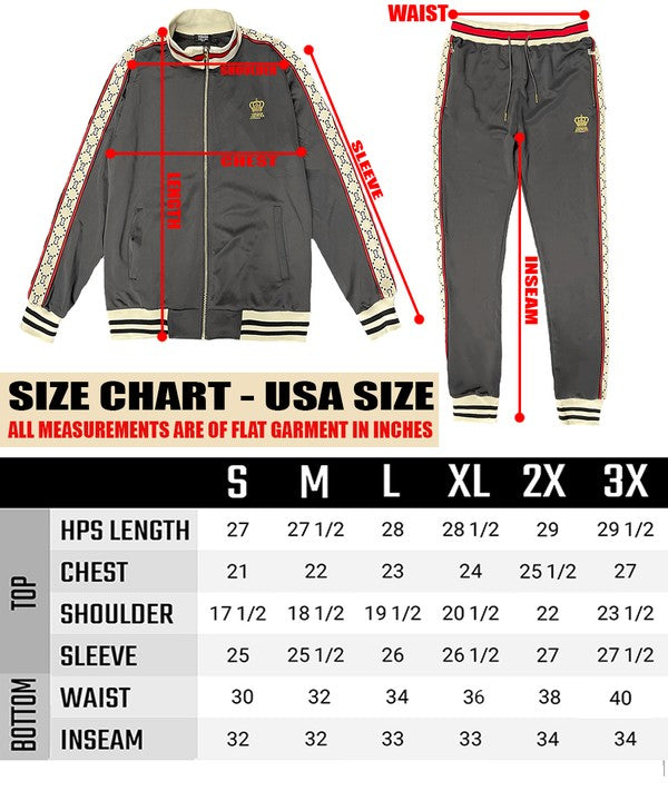 CC Logo Track Jacket and Pant Set-3 Colors