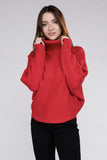 Viscose Dolman Sleeve Turtleneck Sweater Top- 5 Colors