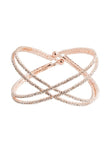 CRISSCROSS RHINESTONE BRACELET-3 COLORS