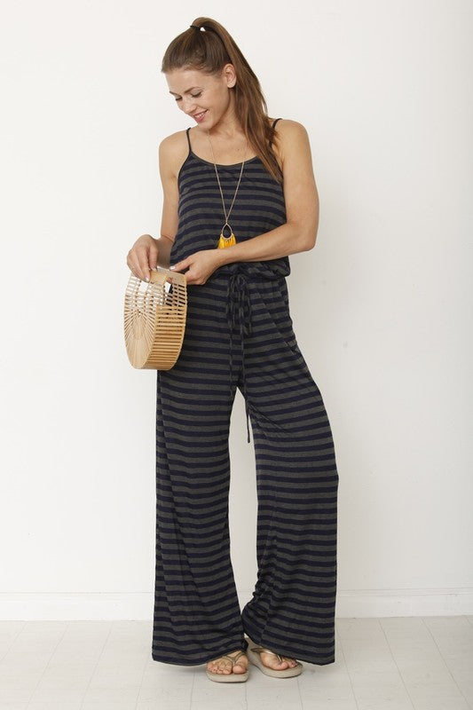 Striped Jumpsuit