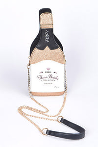 Champaign Bottle Iconic Crossbody Bag