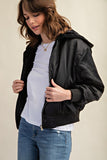 REVERSIBLE ALL WEATHER FUR LINED BOMBER JACKET-2 COLORS