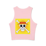 Custom Made One Piece Chopper Women's Micro Rib Racer Tank Top- 4 Colors