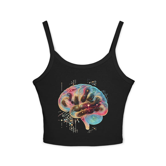 4D Brain Women's Spaghetti Strap Tank Top