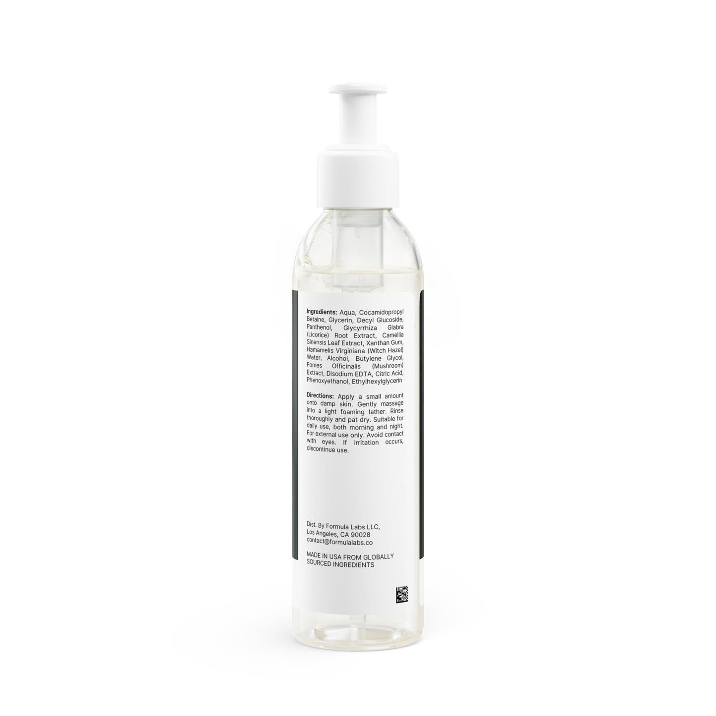100% Vegan Gentle Face and Body Cleanser, 6oz