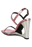 Ladra Metallic Fantasy Wedge Heel Sandals- 2 Colors