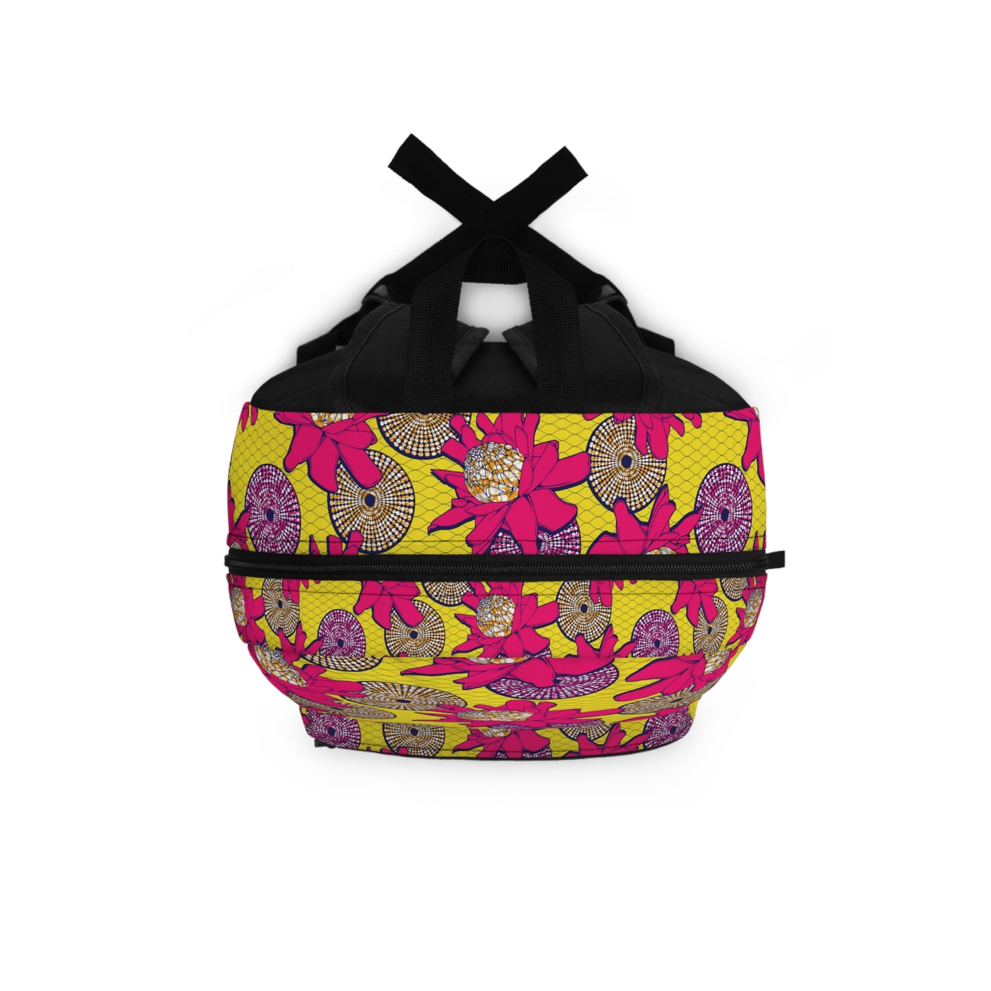 African Flower Print Backpack