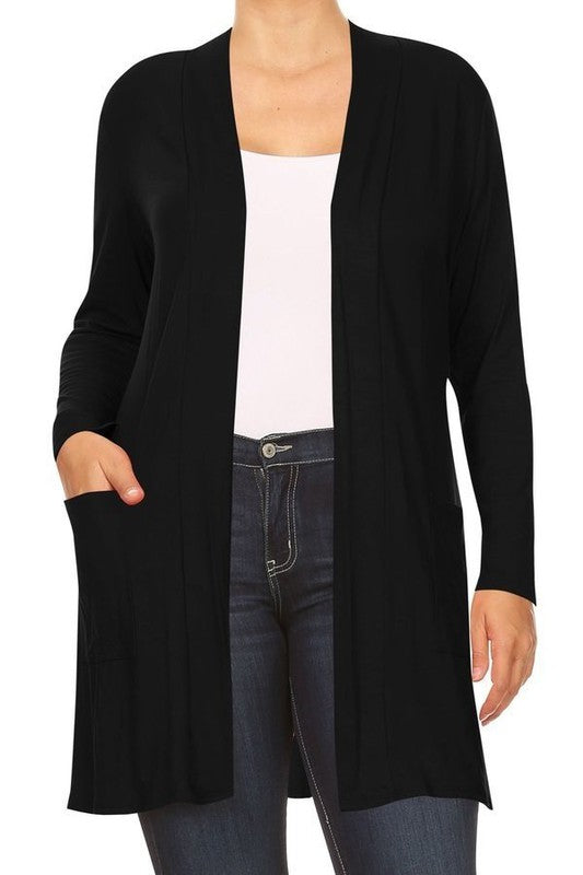 Plus Size Duster Cardigan-16 Colors