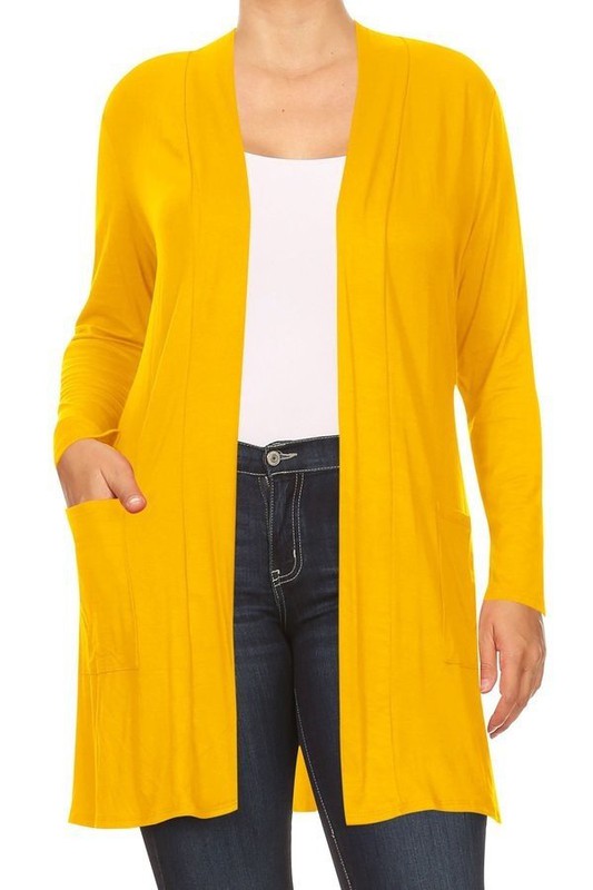 Plus Size Duster Cardigan-16 Colors