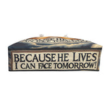 Because HE Lives I Can Face Tomorrow Weekender Bag