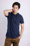 LIGHT WEIGHT TRIBLEND SHORT SLEEVES HOODIE-6 COLORS