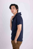 LIGHT WEIGHT TRIBLEND SHORT SLEEVES HOODIE-6 COLORS