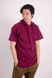 LIGHT WEIGHT TRIBLEND SHORT SLEEVES HOODIE-6 COLORS