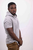 LIGHT WEIGHT TRIBLEND SHORT SLEEVES HOODIE-6 COLORS