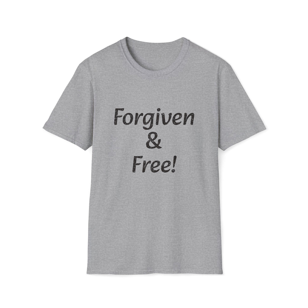 Forgiven & Free T-Shirt — Inspirational Christian Faith Tee