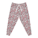 Valentine's Hearts Athletic Joggers