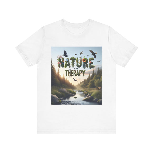 Nature is My Therapy Unisex Tee 2 - Eco-Friendly Comfort for Nature Lovers- 8 Colors