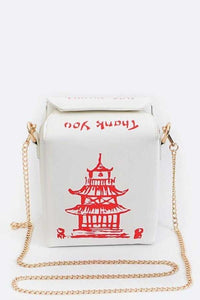 Chinese Take Out Box Fashion Clutch- 9 Colors