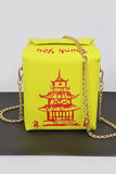 Chinese Take Out Box Fashion Clutch- 9 Colors