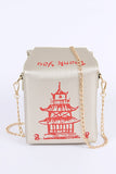 Chinese Take Out Box Fashion Clutch- 9 Colors