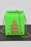 Chinese Take Out Box Fashion Clutch- 9 Colors