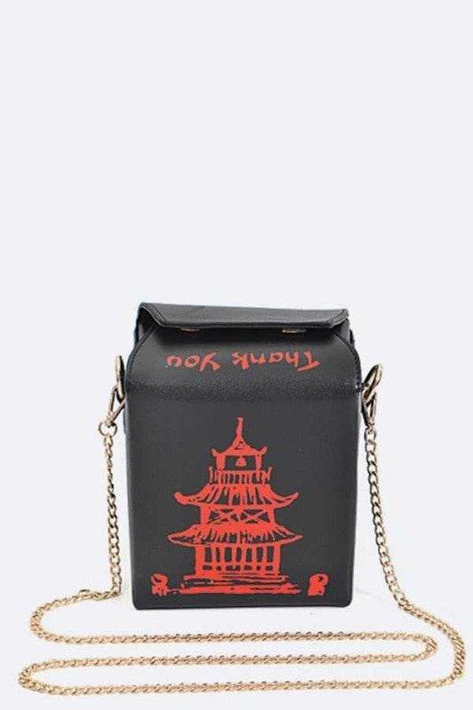 Chinese Take Out Box Fashion Clutch- 9 Colors