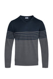 Weiv Men's Knit V-Neck Pullover Sweater-2 Colors