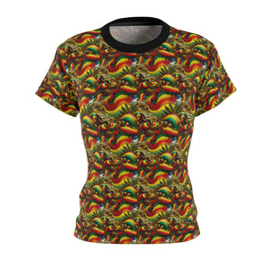 Surreal Rasta Vibe Women's Cut & Sew Tee