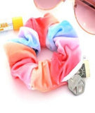 GRAB BAG 10PK Hidden Zipper Pocket Scrunchies