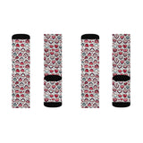 Sublimation Socks Valentines Hearts