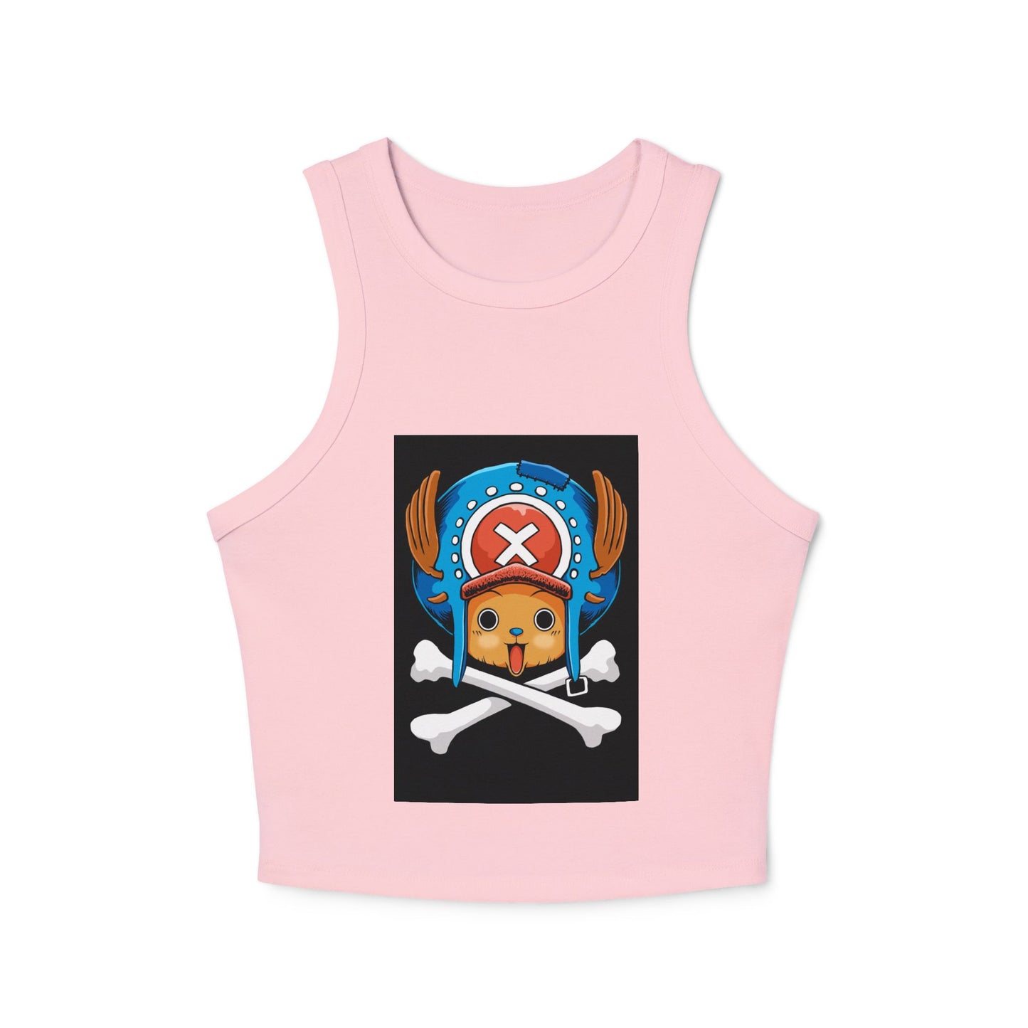 Custom Made One Piece Chopper Women's Micro Rib Racer Tank Top- 4 Colors