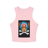 Custom Made One Piece Chopper Women's Micro Rib Racer Tank Top- 4 Colors